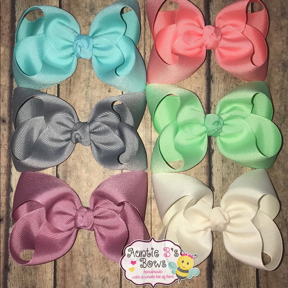 NEW Boutique Style Hair Bow Set